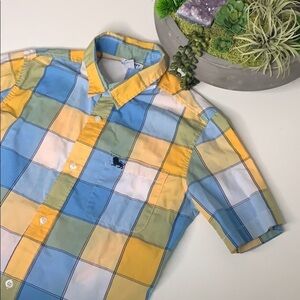 Old Navy XL Boys Casual Macro Square Button down shirt